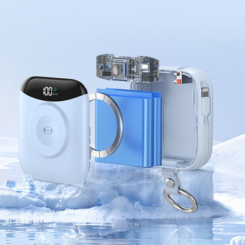 📢📢50% DE DESCONTO!!!⏰Banco de enerxía magnético portátil de carga rápida