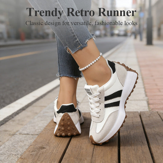 Zapatillas gruesas antideslizantes informales para mujer