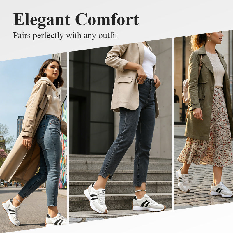 Zapatillas gruesas antideslizantes informales para mujer