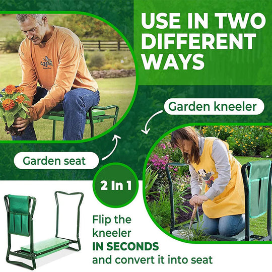 Sit & Kneel Folding Gardening Stool