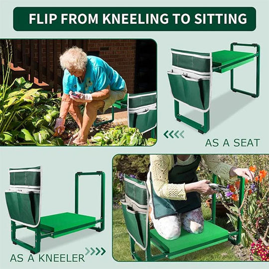 Sit & Kneel Folding Gardening Stool