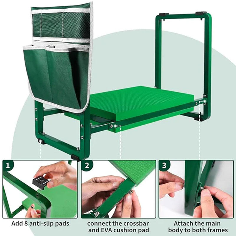 Sit & Kneel Folding Gardening Stool