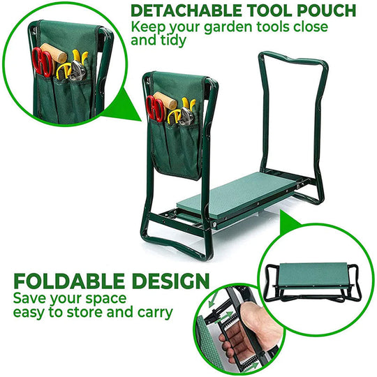 Sit & Kneel Folding Gardening Stool