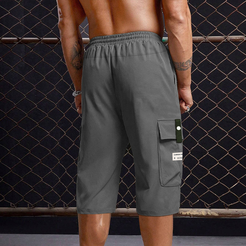 ⏳LAST DAY SALE 50% OFF !!📢Men's Casual Drawstring Capri Cargo Pants