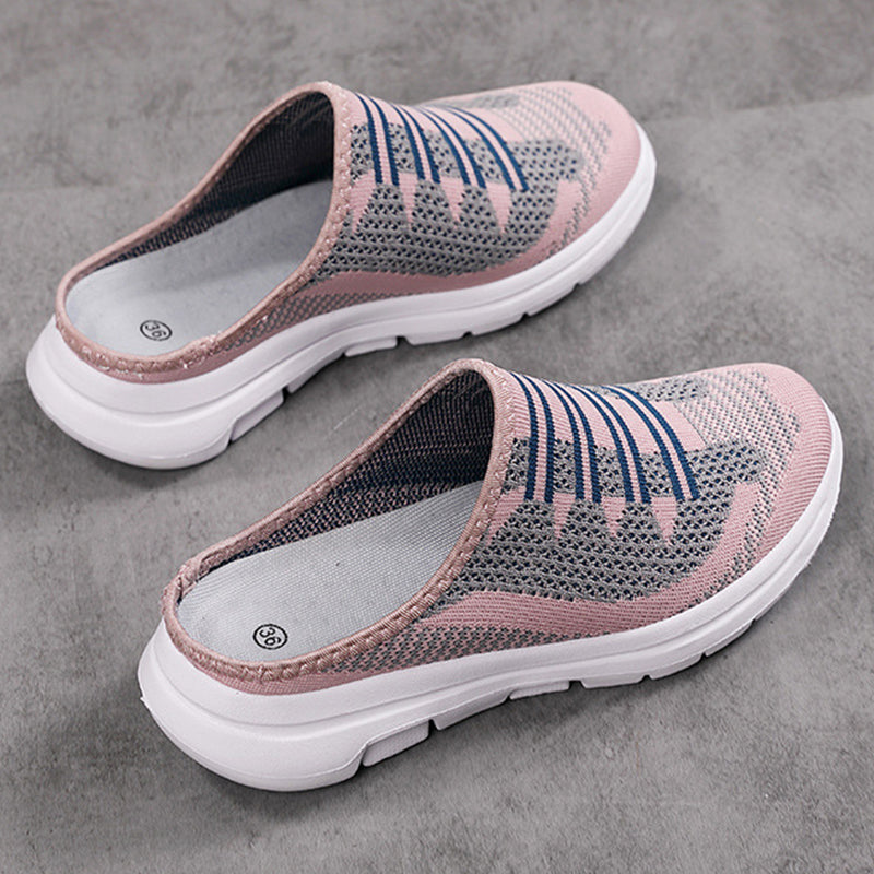 🩴 60% OFF NOW! 🔥 Comfortable & Breathable Closed-Toe Slide Slippers – Memory Foam, Non-Slip Sole & Indoor/Outdoor Use 🏠