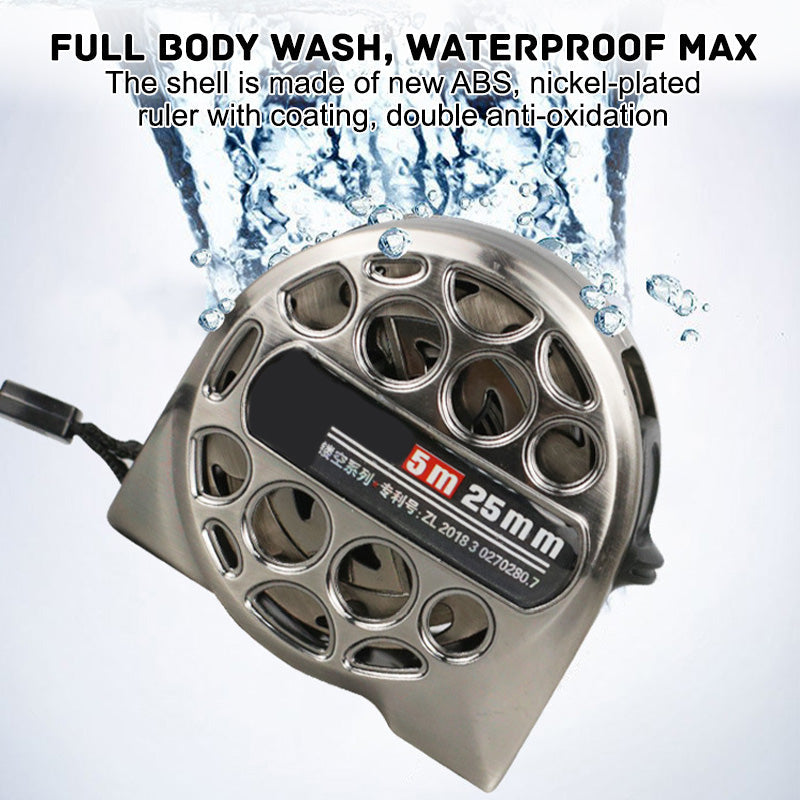 Rustfritt stål Anti-korrosjon uttrekkbar metrisk linjal