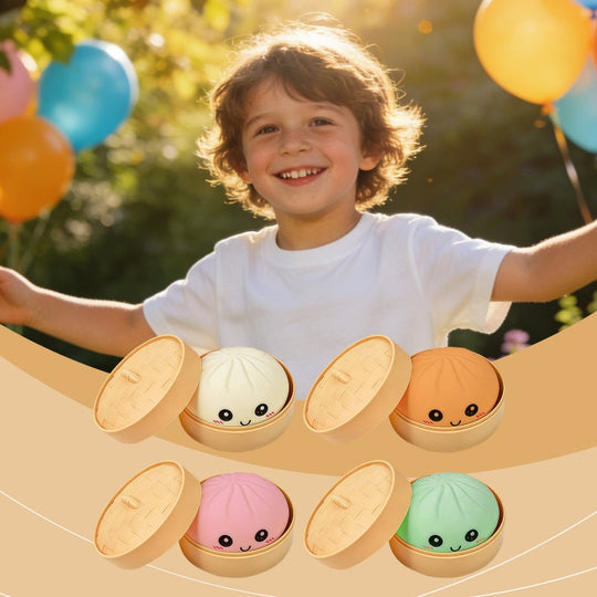 Jouet mignon à presser pour raviolis avec cuiseur vapeur