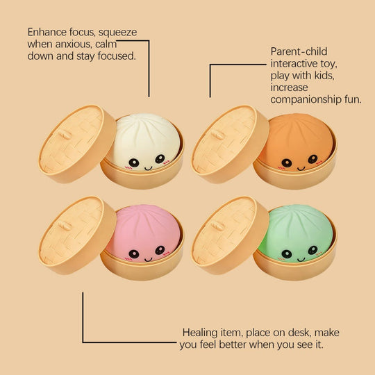 Jouet mignon à presser pour raviolis avec cuiseur vapeur