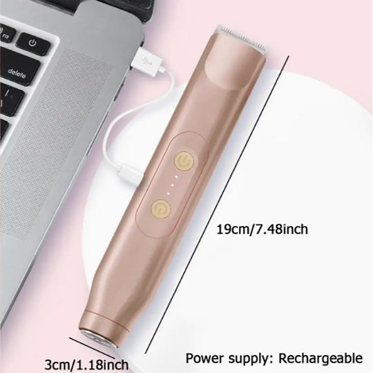 ⏳Time-Limited Special⚡Pink GONE !! ACT FAST 🚨Bikini Trimmer for Women, Electric Shaver and Razor Rechargeable 2-in-1 Body and Facial Epilator, Underarms and Legs, IPX7 Waterproof