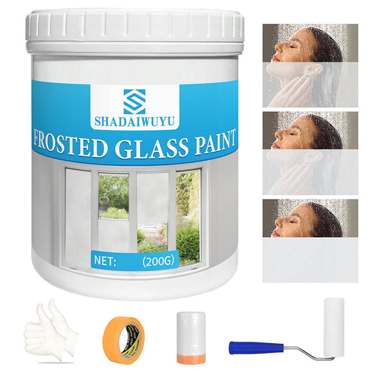 🎁 50 % RABATT! 🔥 Frostet glassmaling 2026 – Hurtigtørkende, vannavstøtende &  Elegant frostet effekt 🌫️✨