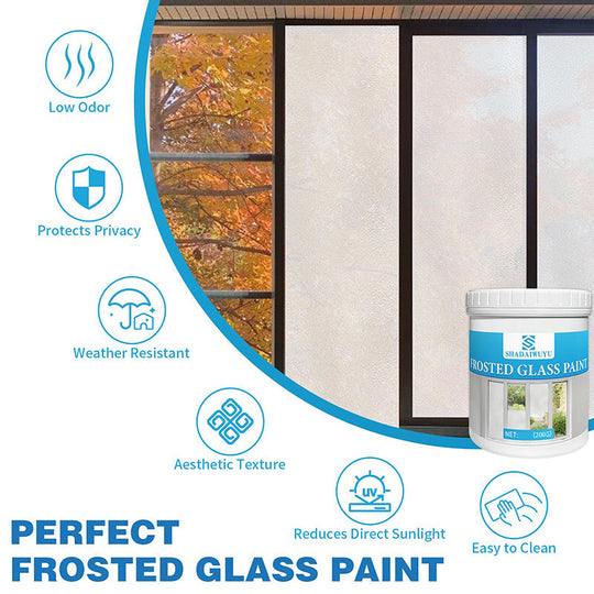 🎁 50 % RABATT! 🔥 Frostet glassmaling 2026 – Hurtigtørkende, vannavstøtende &  Elegant frostet effekt 🌫️✨