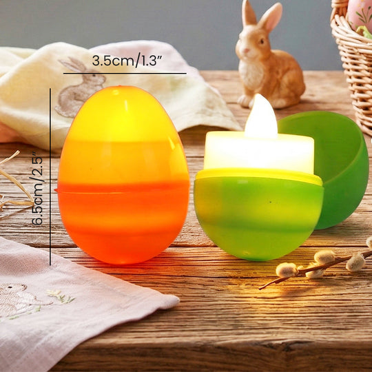 Lysende påskeegg med LED-lys