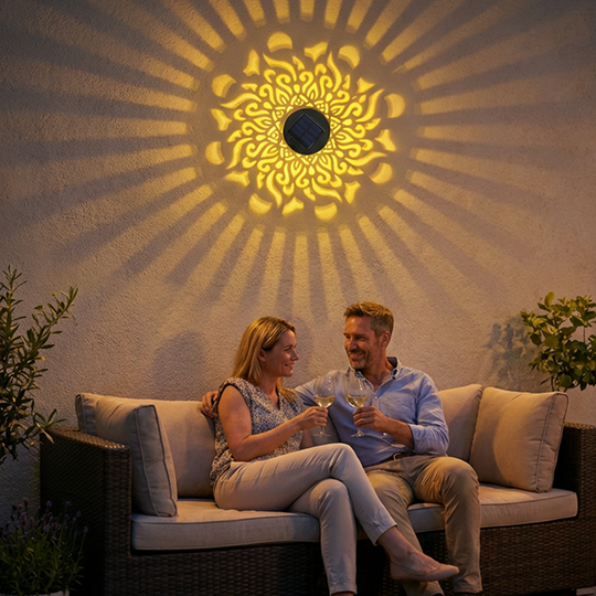 💡💓Surprise Price: Only £10.99!!🔥Solar-Powered Mandala Projector Light🎁🏠