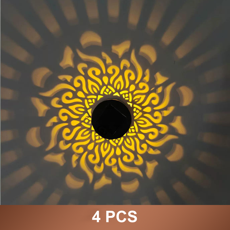 💡💓Surprise Price: Only £10.99!!🔥Solar-Powered Mandala Projector Light🎁🏠