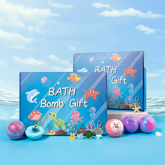 🛁 49% OFF |🌊 Ocean Theme Bath Bombs | 60g*12 Pcs, Foamy Bath Time & Fun Gift Idea ✨