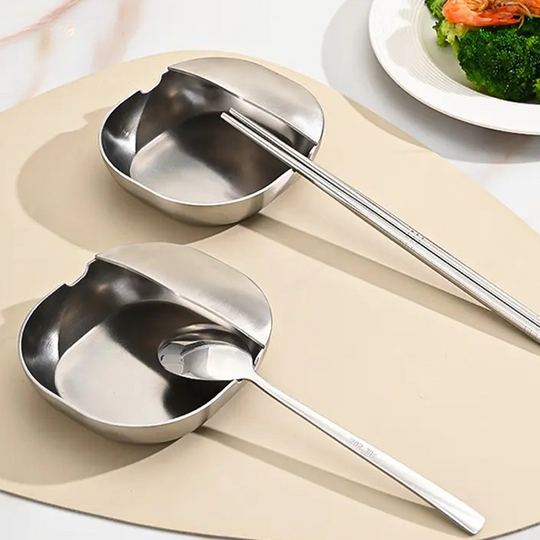 💎 ¡50% de descuento! 💎 Reposacucharas de acero inoxidable: inoxidable y antigoteo &  Imprescindible para ahorrar espacio en la cocina 🥄✨