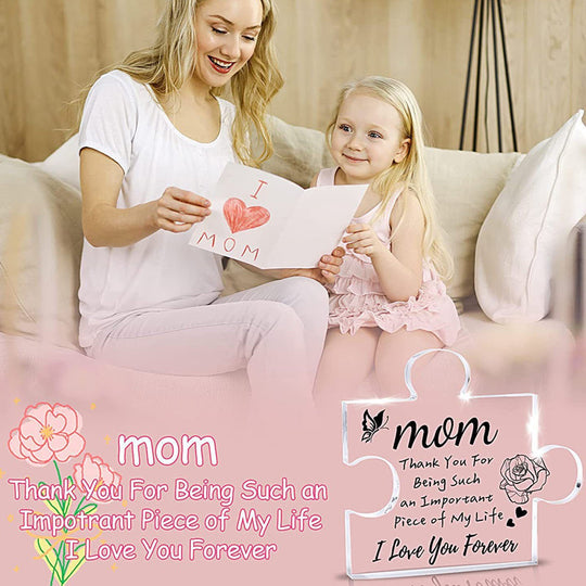 💕Moederdag aanbieding - £9,99!!💐Kristalhelder acryl bedankcadeau voor dierbaren