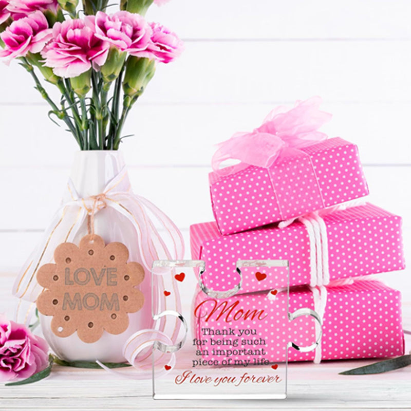 💕Moederdag aanbieding - £9,99!!💐Kristalhelder acryl bedankcadeau voor dierbaren