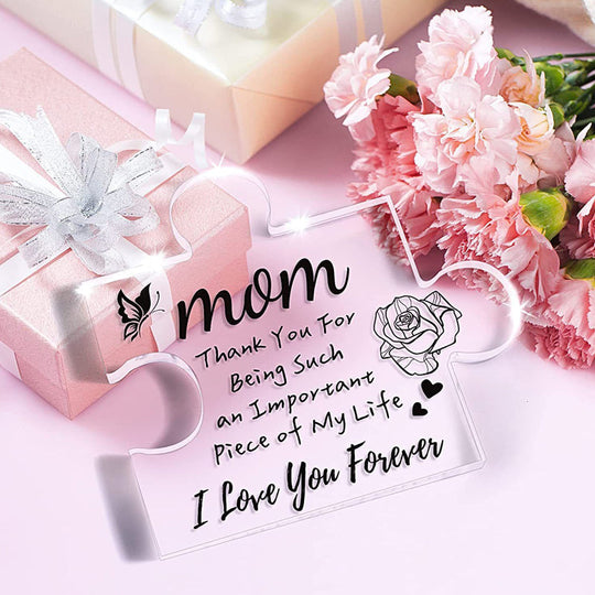 💕Moederdag aanbieding - £9,99!!💐Kristalhelder acryl bedankcadeau voor dierbaren