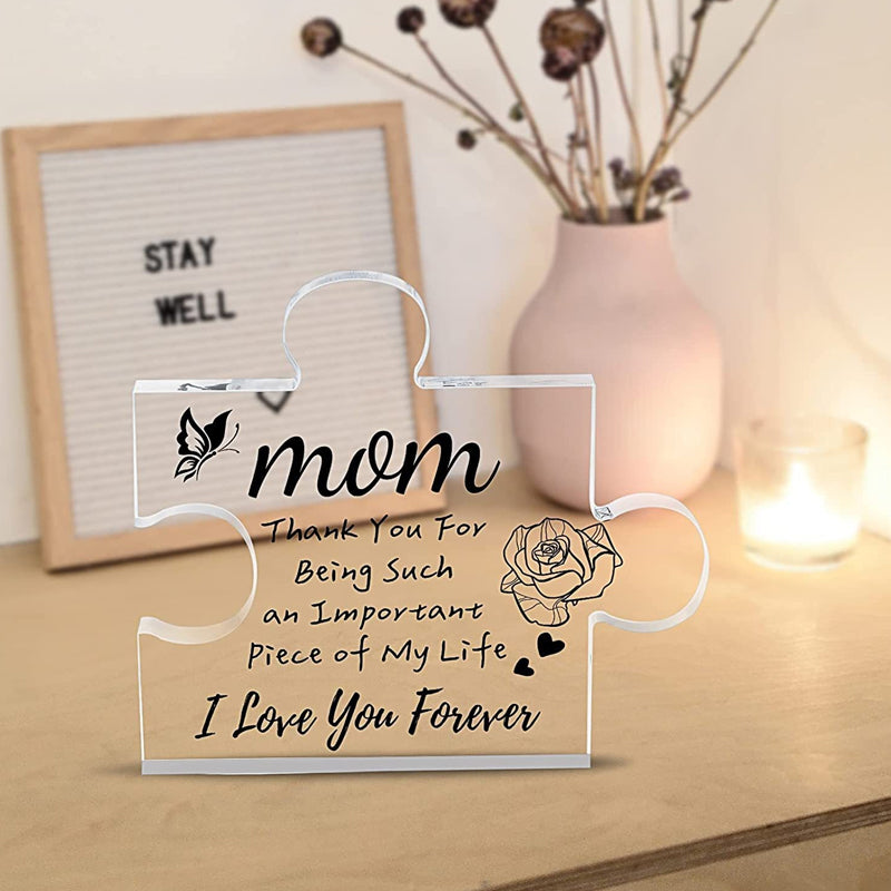 💕Moederdag aanbieding - £9,99!!💐Kristalhelder acryl bedankcadeau voor dierbaren