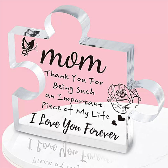 💕Moederdag aanbieding - £9,99!!💐Kristalhelder acryl bedankcadeau voor dierbaren