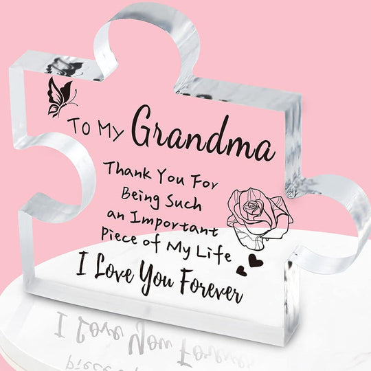 💕Moederdag aanbieding - £9,99!!💐Kristalhelder acryl bedankcadeau voor dierbaren