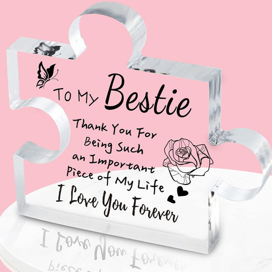 💕Moederdag aanbieding - £9,99!!💐Kristalhelder acryl bedankcadeau voor dierbaren