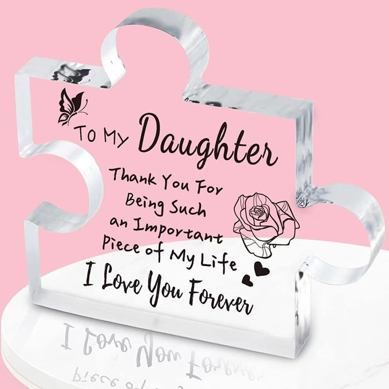 💕Moederdag aanbieding - £9,99!!💐Kristalhelder acryl bedankcadeau voor dierbaren