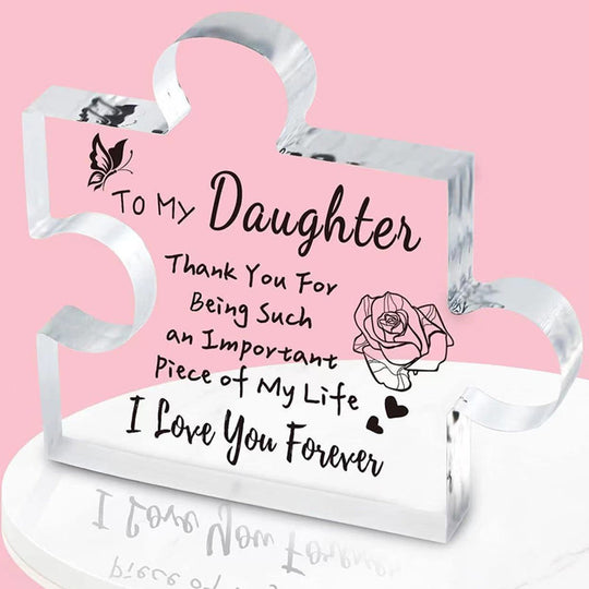 💕Moederdag aanbieding - £9,99!!💐Kristalhelder acryl bedankcadeau voor dierbaren