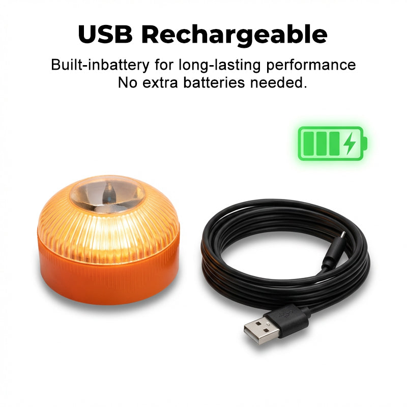 🔈🔈50% RABATT🔥LED-Magnet-Notwarnleuchte
