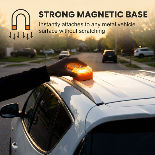 🔈🔈50% RABATT🔥LED-Magnet-Notwarnleuchte