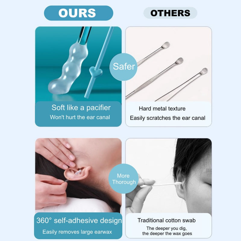 🎁2026 New Arrivals 50% OFF💥Gentle Spiral Ear Cleaners – Soft, safe & easy to use. Removes wax effectively without cotton mess. Perfect for seniors. 🧼👂