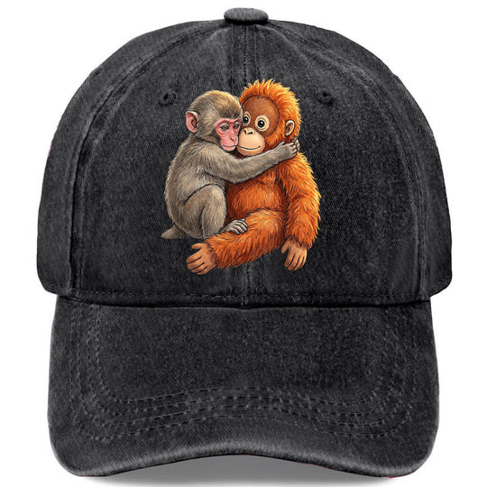 Vintage Cute Animal Print Baseball Cap
