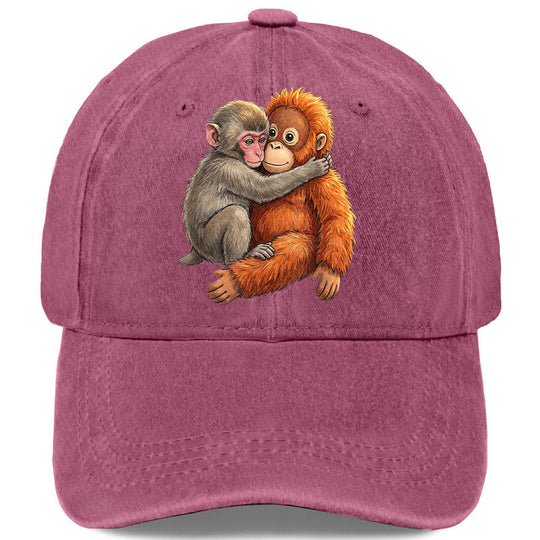 Vintage Cute Animal Print Baseball Cap