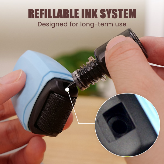 ⏰️LIMITED-TIME 30% OFF!💞50K+ SOLD!🛡️ ✉️Privacy Roller Stamp – Hide personal info instantly. No shredding needed. Refillable & portable. 🔏✨