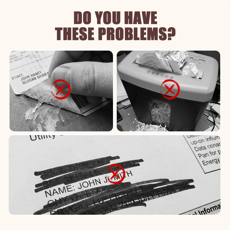 ⏰️LIMITED-TIME 30% OFF!💞50K+ SOLD!🛡️ ✉️Privacy Roller Stamp – Hide personal info instantly. No shredding needed. Refillable & portable. 🔏✨