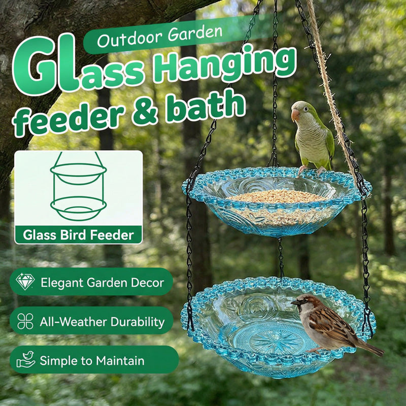 Hängendes Vogelhäuschen im Vintage-Stil & Badewanne