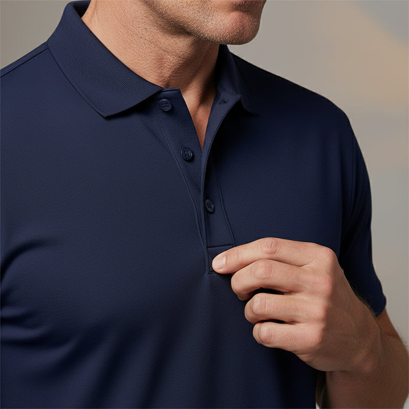 🔥Men's Quick-Dry Short-Sleeve Lapel T-Shirt