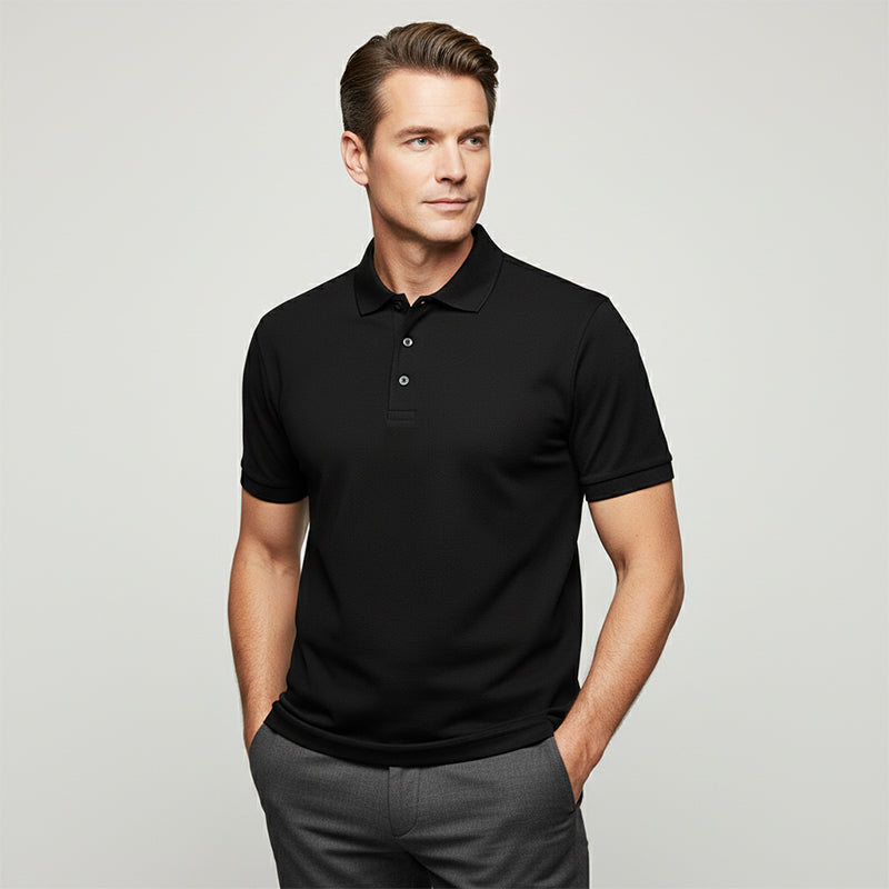 🔥Men's Quick-Dry Short-Sleeve Lapel T-Shirt