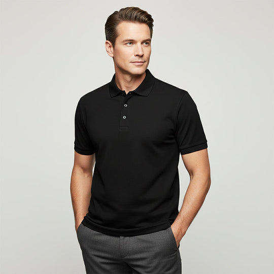 🔥Men's Quick-Dry Short-Sleeve Lapel T-Shirt