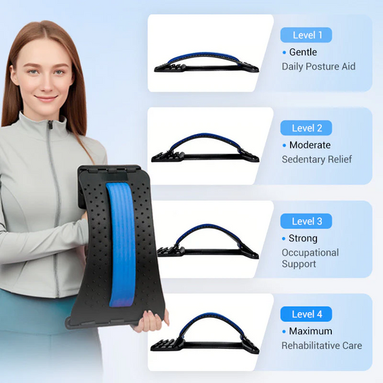 ❤️💥2026 New Arrivals💥Magnetic Lumbar Stretcher – Acupressure Massage, Portable Design & Relieves Back Pain ✨