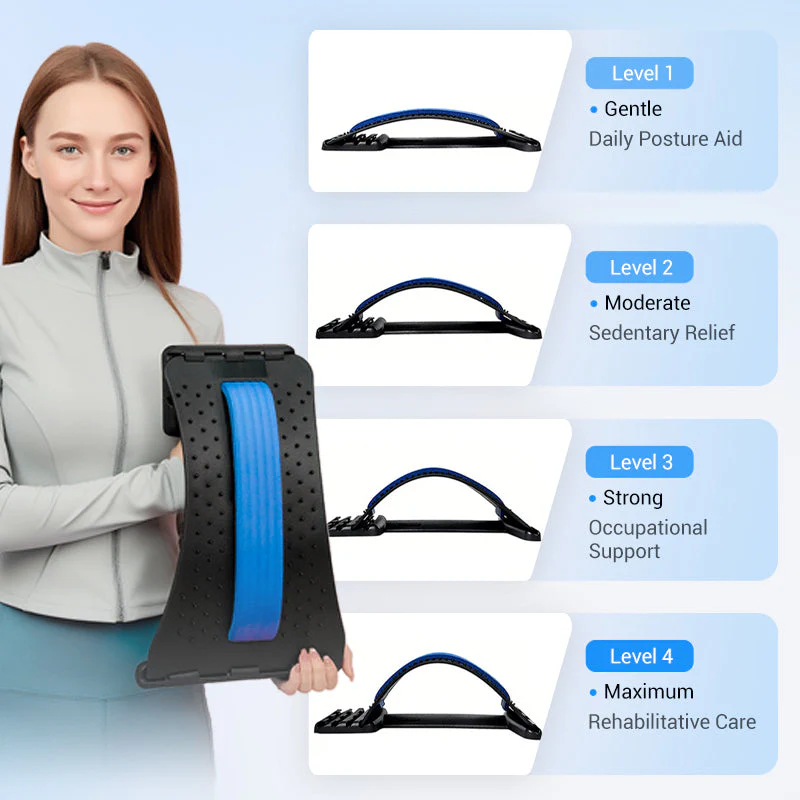 🎁2026 New Arrivals 50% OFF💥Magnetic Lumbar Stretcher – Acupressure Massage, Portable Design & Relieves Back Pain ✨