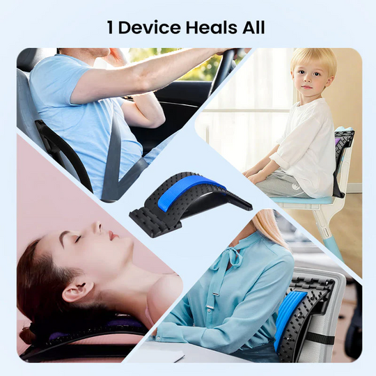 ❤️💥2026 New Arrivals💥Magnetic Lumbar Stretcher – Acupressure Massage, Portable Design & Relieves Back Pain ✨