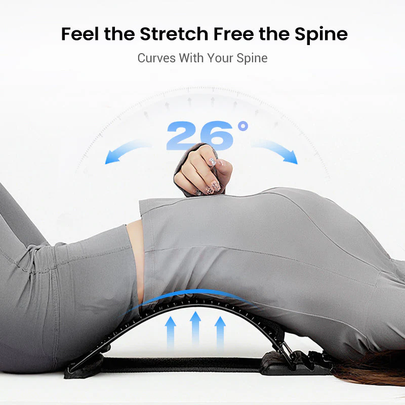 ❤️💥2026 New Arrivals💥Magnetic Lumbar Stretcher – Acupressure Massage, Portable Design & Relieves Back Pain ✨