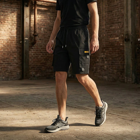 🌞Díolachán Earraigh: 50% de lascaine!✨Gearrghráin Lasta Ócáideacha d'Fhir le Sreangán Tarraingthe – Pócaí ilchuspóireacha praiticiúla, uaimeanna treisithe &  oiriúnach suaimhneach