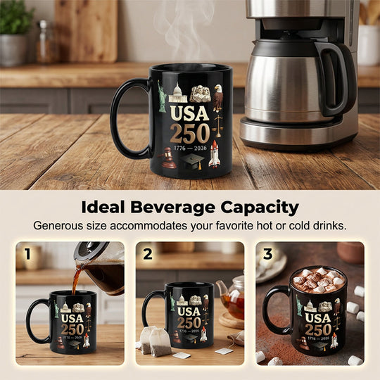🔥Limited-time offer-11oz American 250th Anniversary Coffee Mug