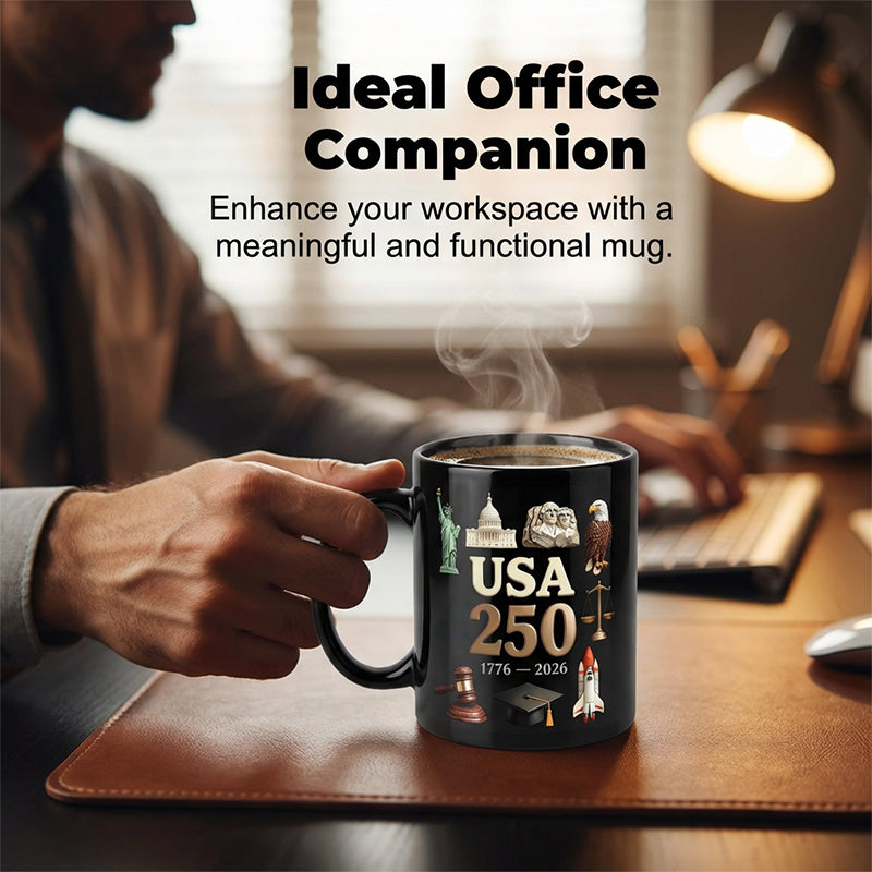 🔥Limited-time offer-11oz American 250th Anniversary Coffee Mug