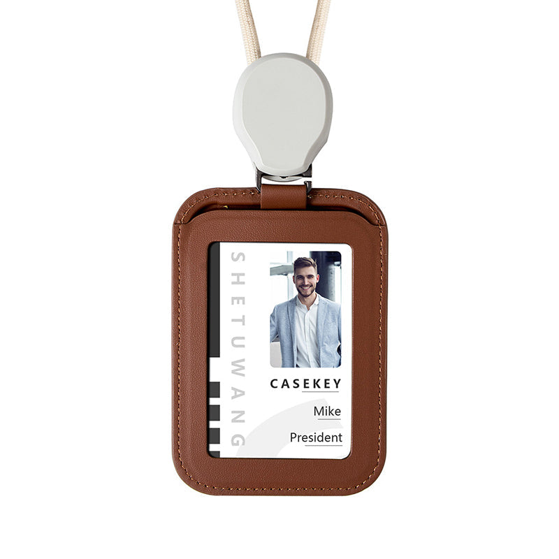 Retractable ID Badge Holder with Lanyard