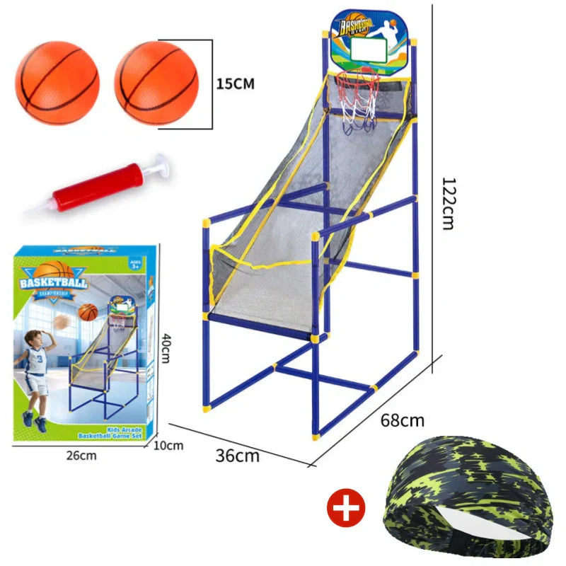 🥳2026 HOT SALE🥳💞50K+ SOLD!🏀🎯 50% OFF! Kids‘ Indoor Basketball Arcade Game – Auto ball return, sturdy & safe. 4 balls + pump included. Quick setup, endless fun! 🧒💨