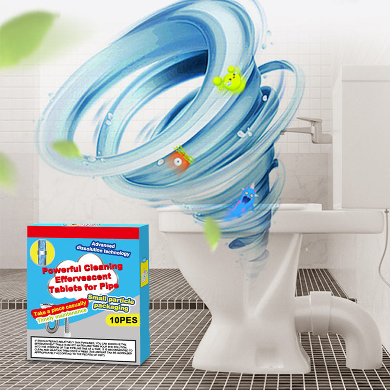 🔥 50% OFF! 💦 Powerful Drain Cleaning Effervescent Tablets | Fast-Dissolving Formula for Hair, Grease & Everyday Build-Up | Easy Sink & Pipe Cleaner ✨